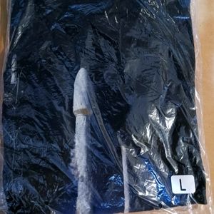 SPACEX TSHIRT LARGE MEN WOMEN UNISEX BLACK